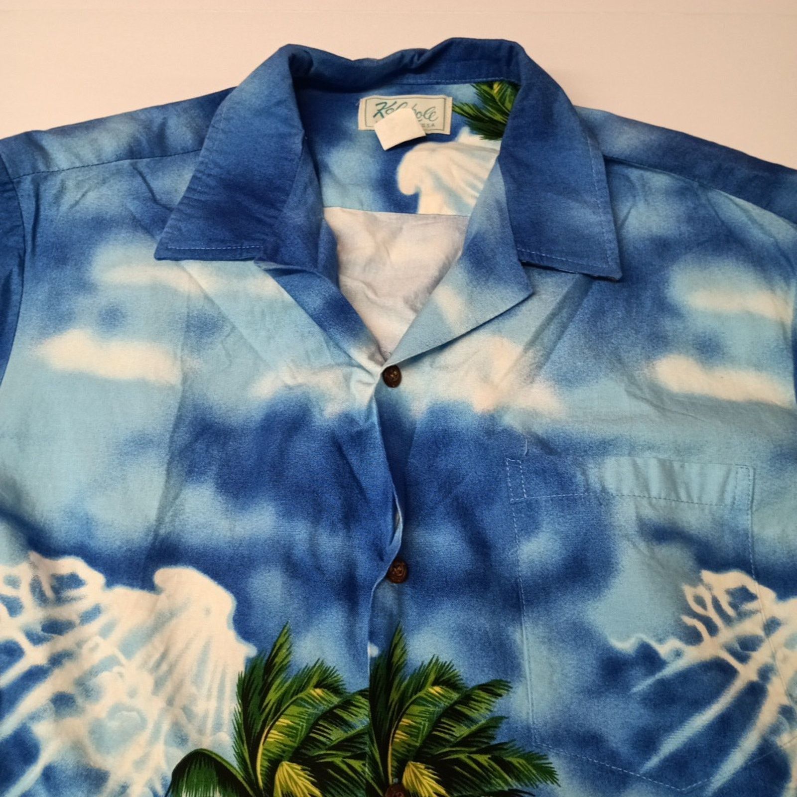 Other Kole Kole Hawaiian Shirts Men's L Polynesian Surfer Palms Size US L / EU 52-54 / 3 - 2 Thumbnail