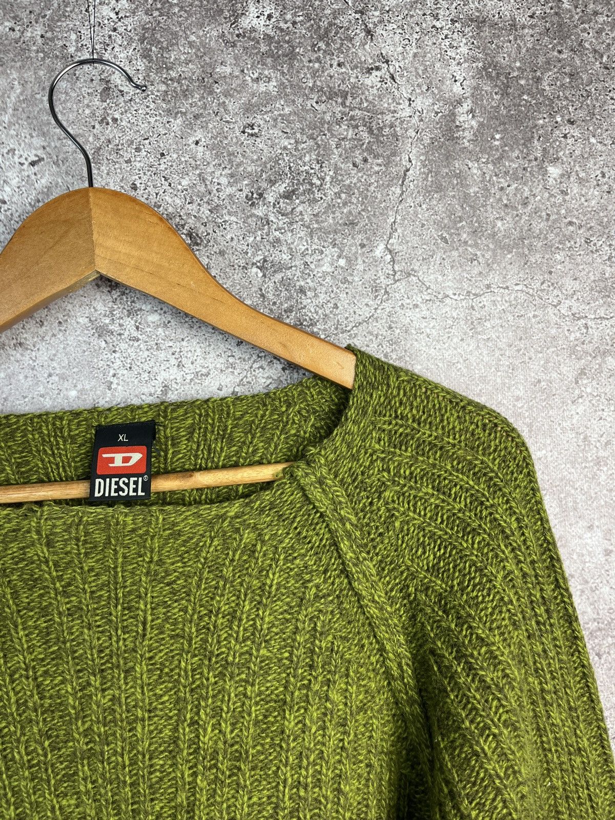 Diesel Rare Avantgarde Y2K Wool Sweater Size US XL / EU 56 / 4 - 2 Thumbnail