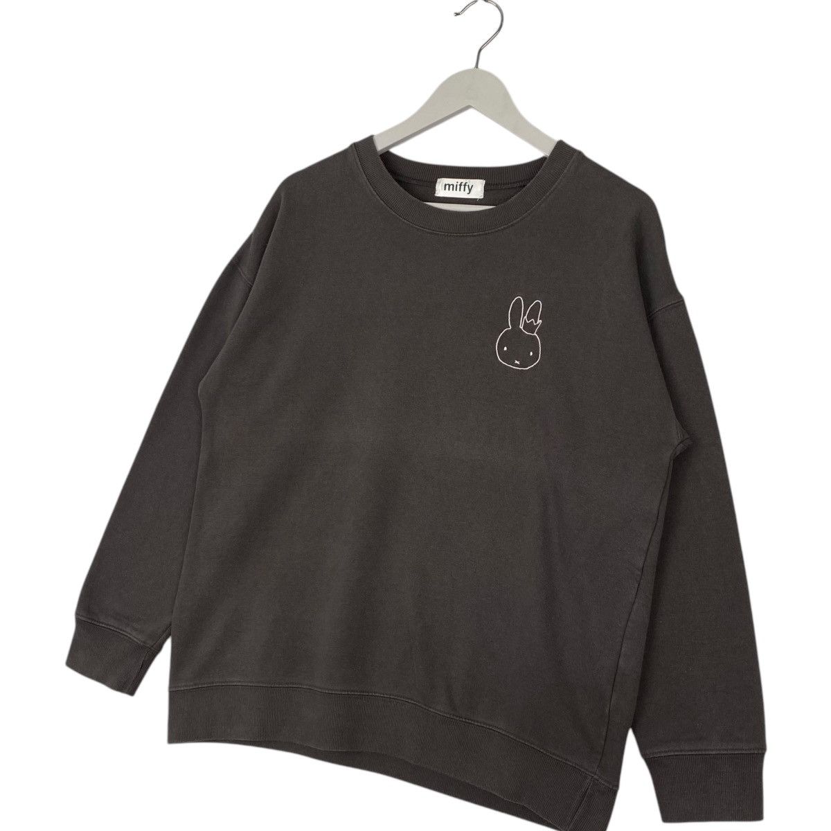 Designer × Vintage Vintage Miffy A Young Rabbit Crewneck Sweatshirt Black Size M / US 6-8 / IT 42-44 - 2 Thumbnail