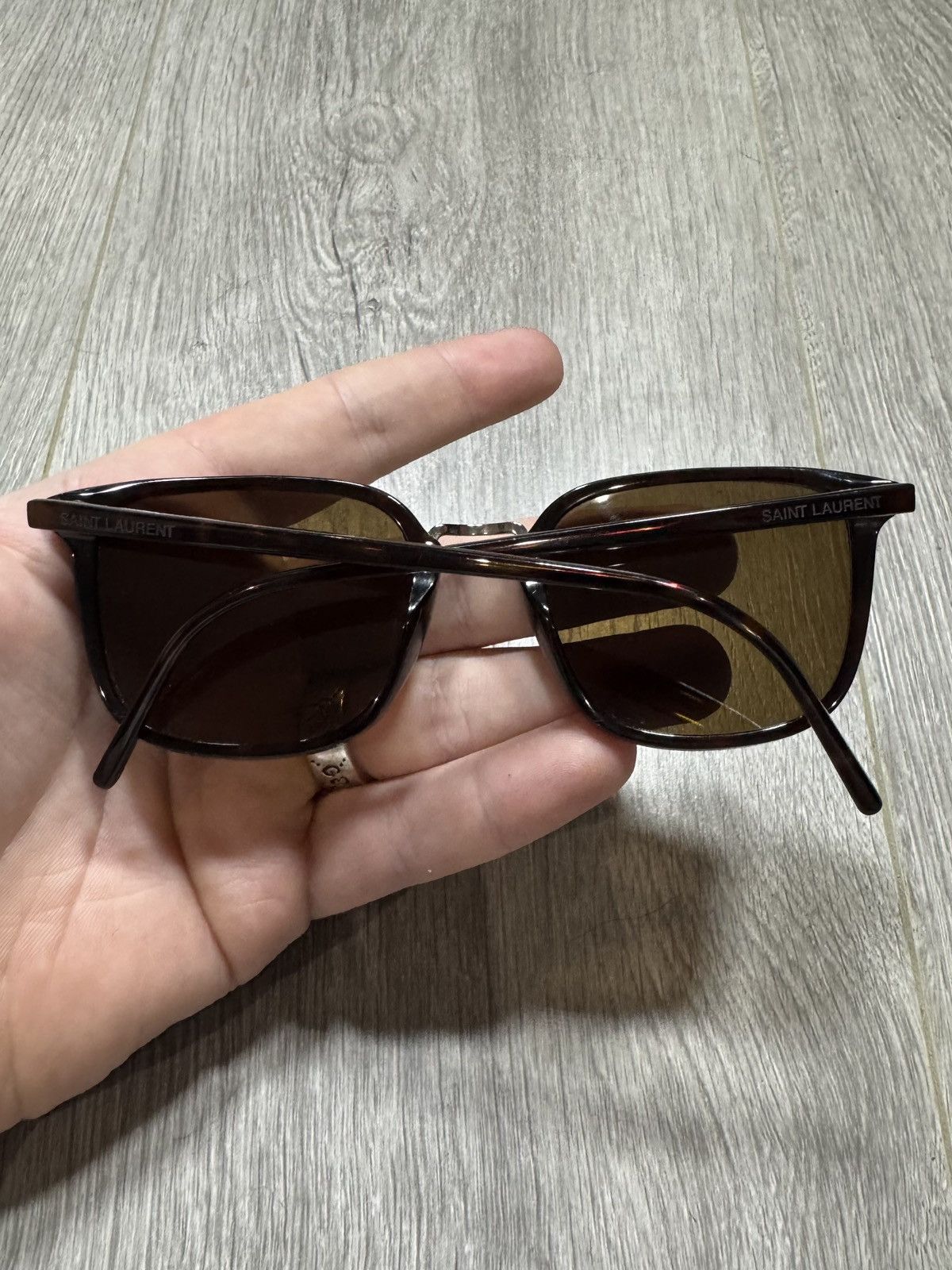 Saint Laurent Paris Saint Laurent Sl SL 131/F COMBI 007 Sunglasses Brown 271436 Size ONE SIZE - 13 Thumbnail
