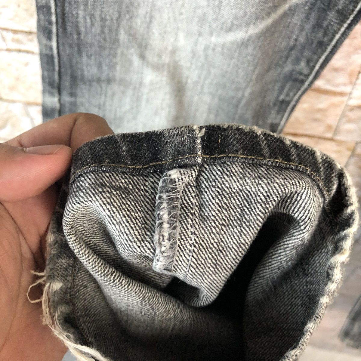 Edwin Edwin Black ripped distressed Denim Pants #A1035 Size US 29 - 11 Thumbnail