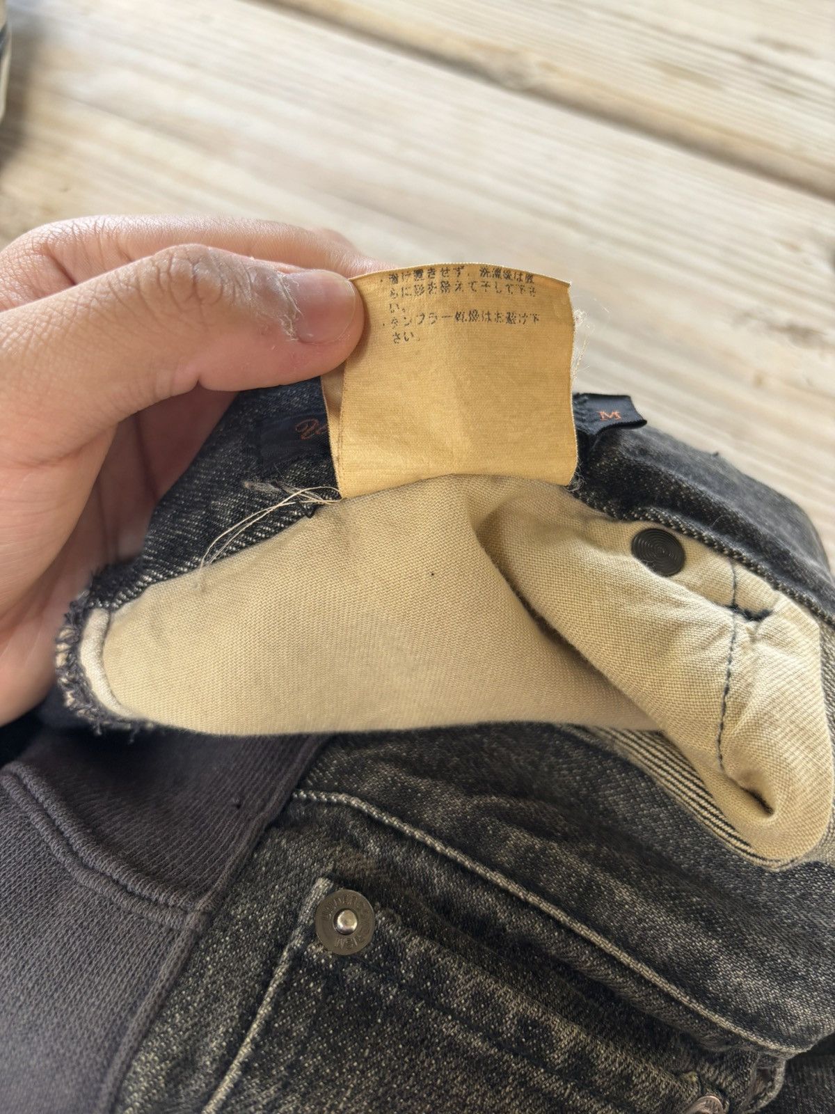 Jun Takahashi × Undercover Undercover AW02 “Rebelgods” Hybrid Denim Size US 29 - 5 Thumbnail