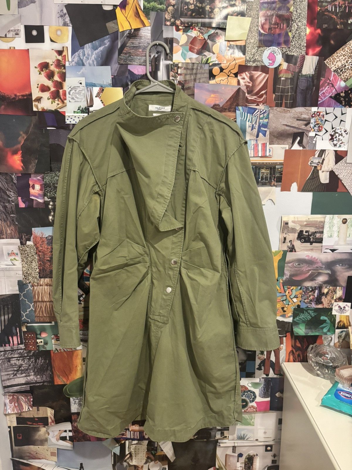 Isabel Marant Etoile Isabel Marant Étoile Linore Trench Coat Dress Size M / US 6-8 / IT 42-44 - 2 Thumbnail