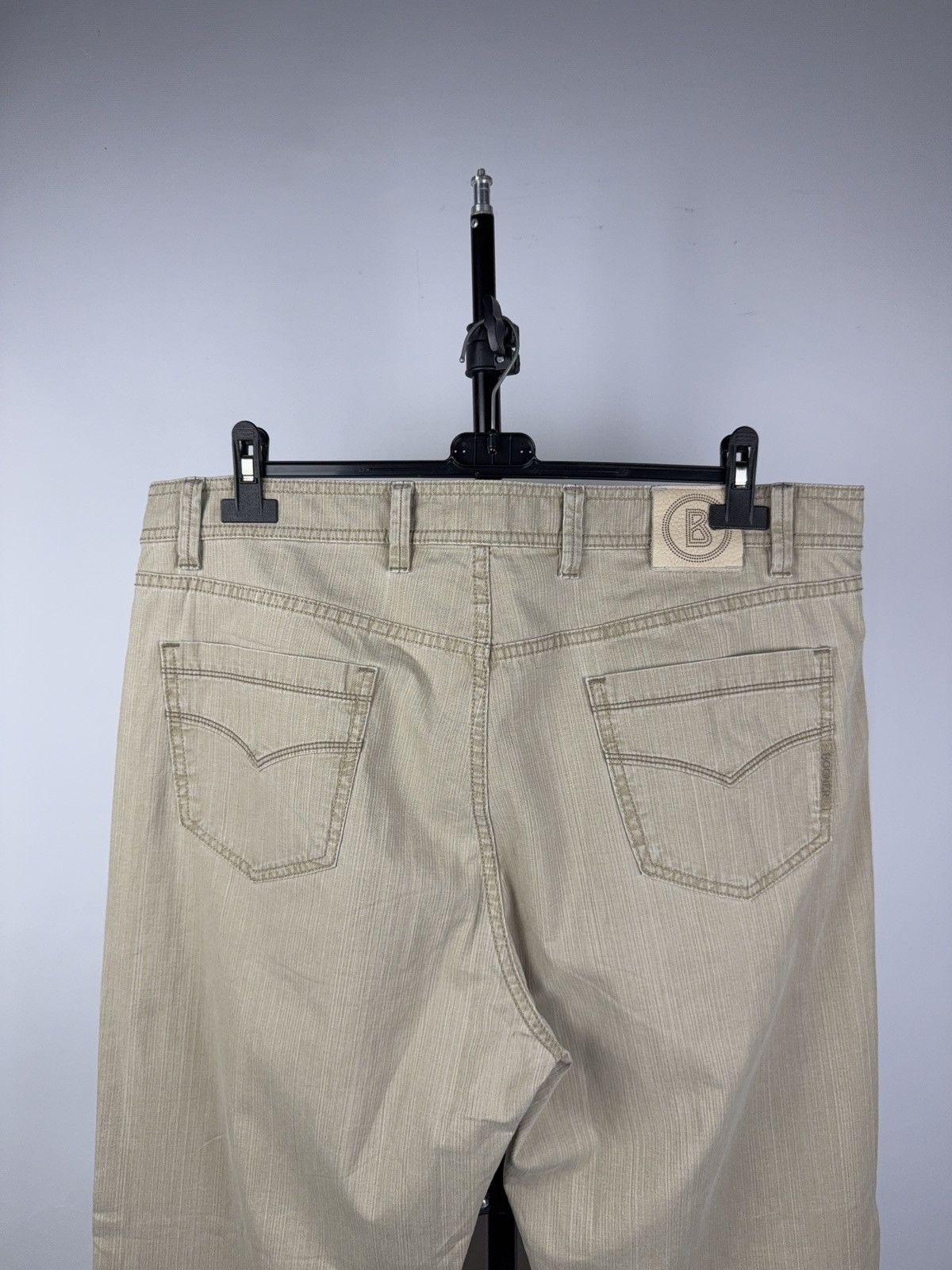 Bogner Vintage 00s Retro Beige Bogner Cotton Comfort Fit Pants Size US 38 / EU 54 - 8 Thumbnail