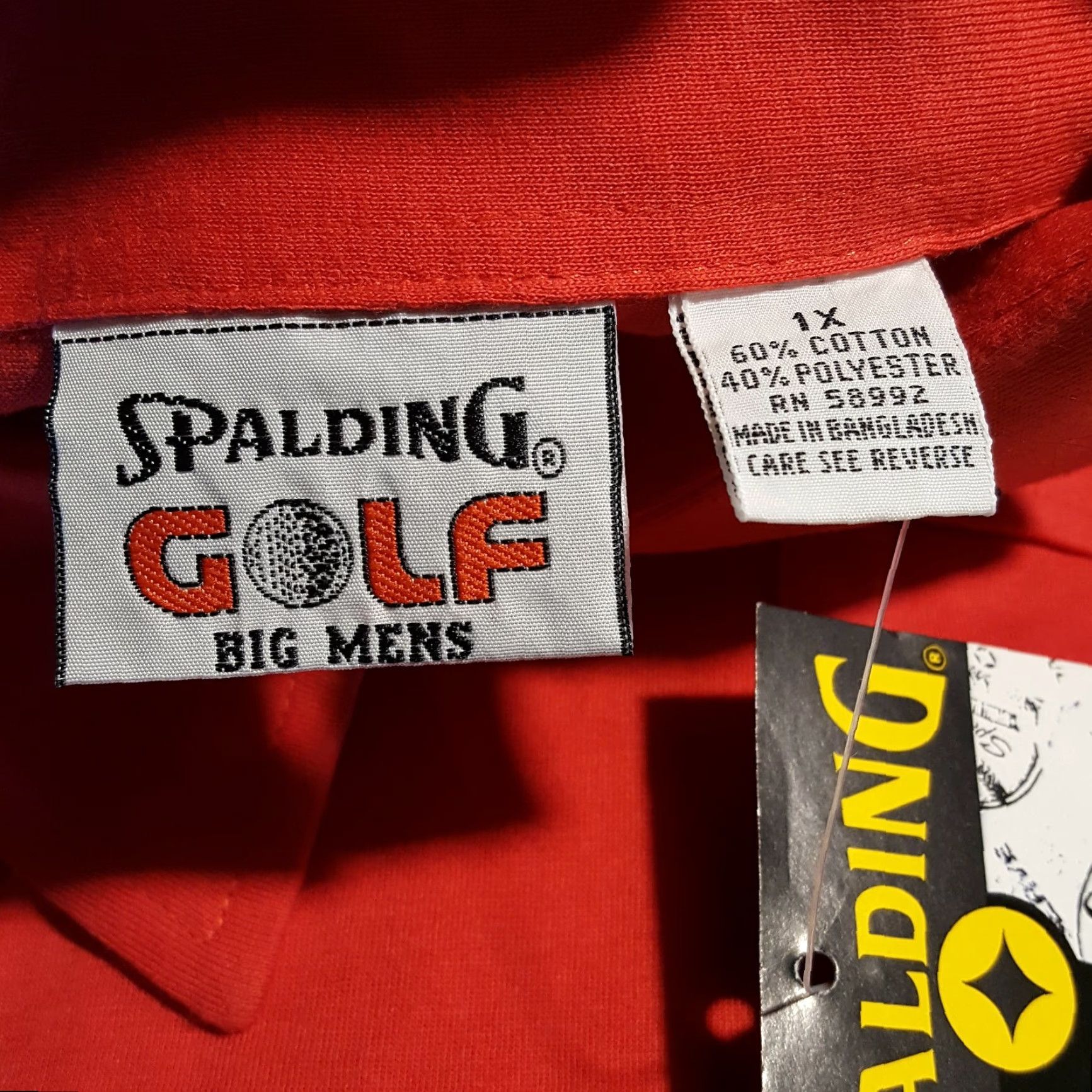 Spalding VINTAGE Spalding Golf Polo Shirt Mens XL Red Short Sleeve Casual Relaxed 90s Polo Shirt Size US XL / EU 56 / 4 - 7 Thumbnail