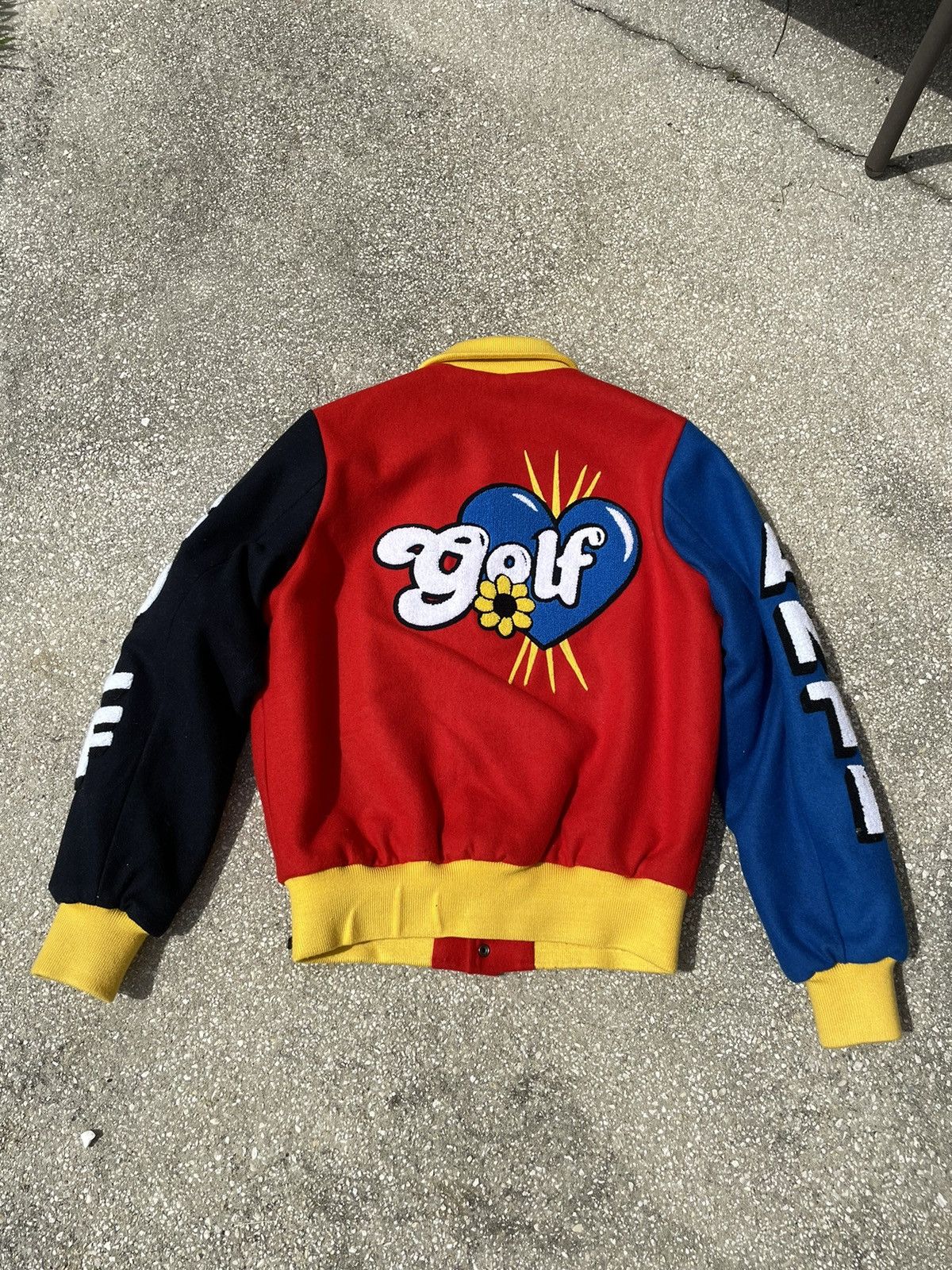 Primary varsity jacket by golf wang sale