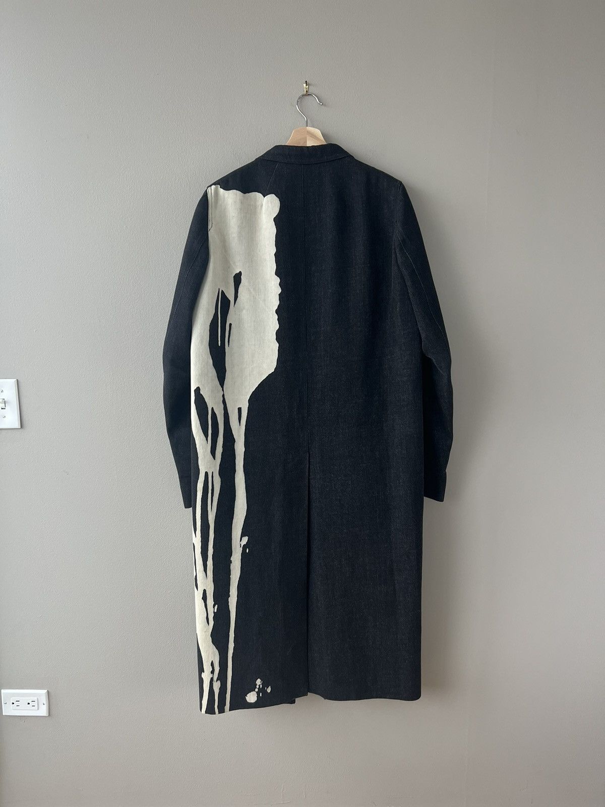 Rick Owens FW16 MASTODON Vomit Moreau Denim Coat Size US M / EU 48-50 / 2 - 9 Thumbnail