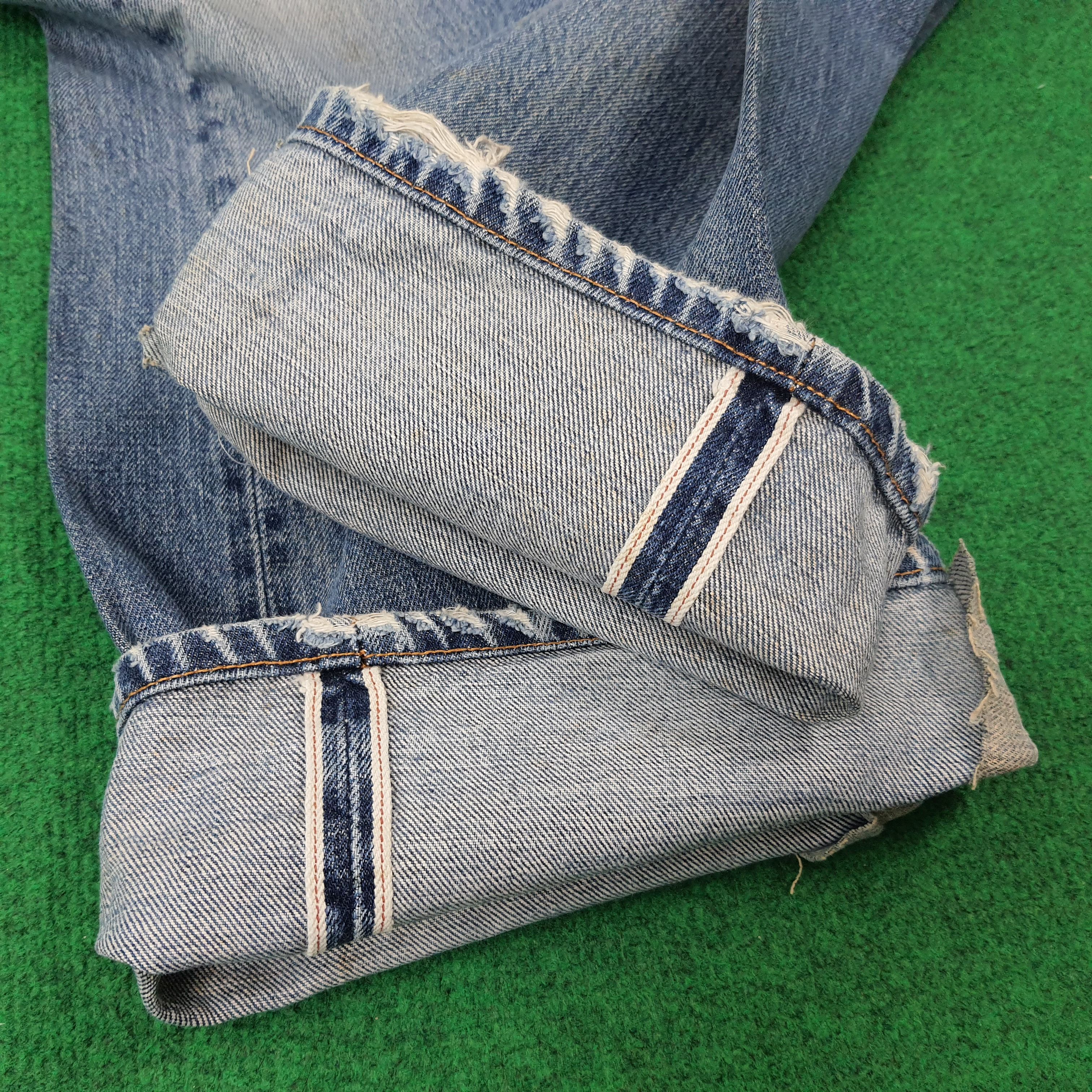 Levi's Vintage Levi's 502 Rare Redline Selvedge Jeans C272N8 Size US 32 / EU 48 - 8 Thumbnail