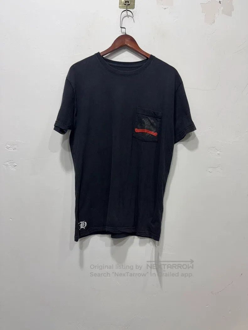 CHROME HEARTS Size L Black short sleeve t