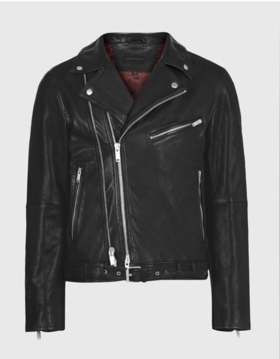 John Varvatos Bruce Biker Jacket XXL 2XL Size US XXL / EU 58 / 5 - 4 Thumbnail