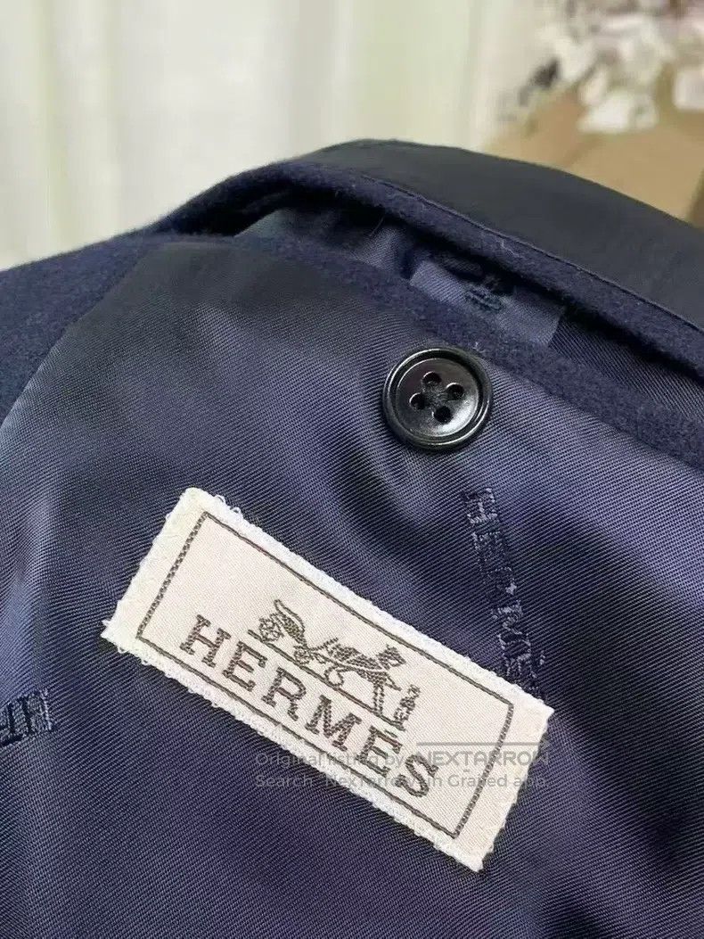 Hermes Hermes Wool men's suit jackets Size 48R - 2 Thumbnail