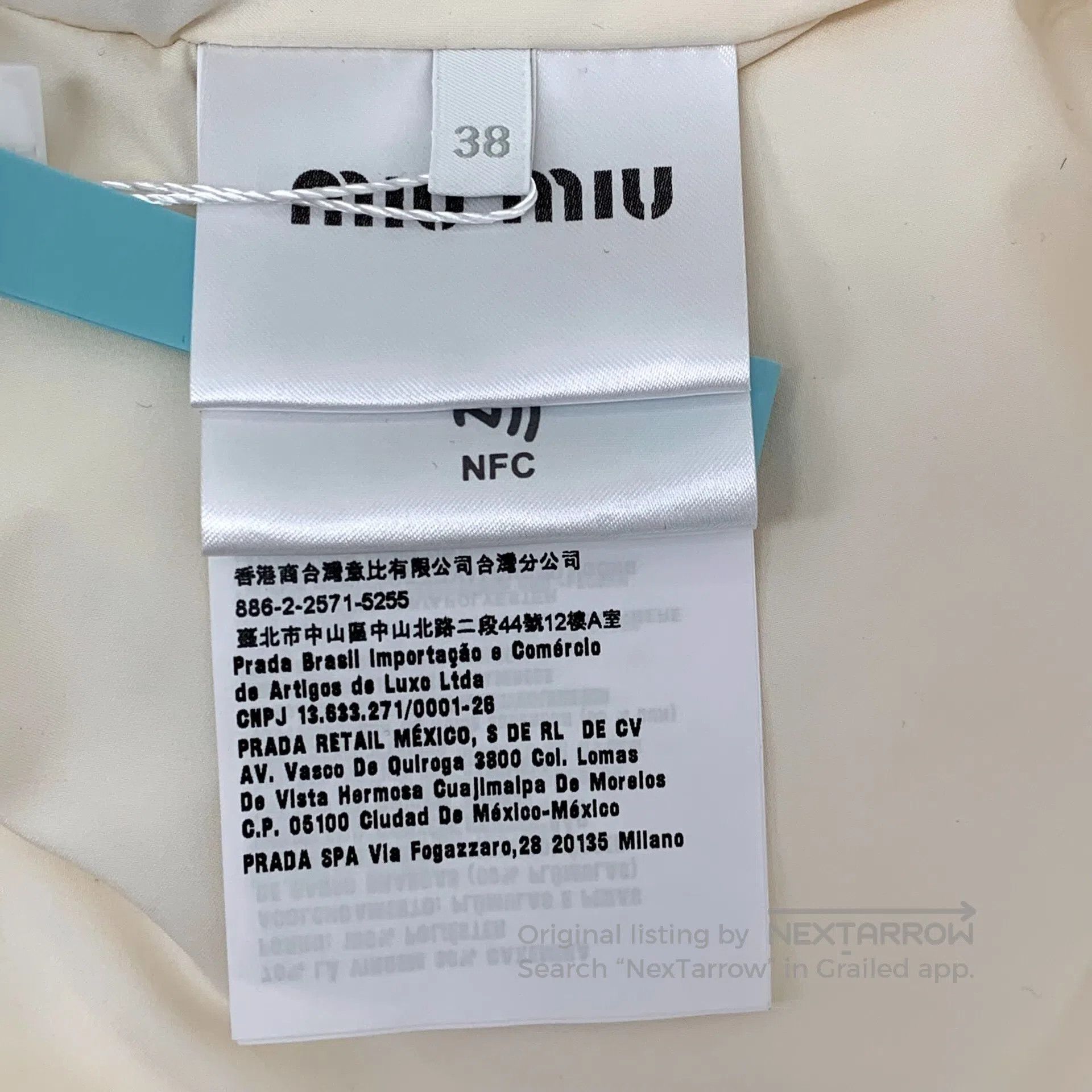 Miu Miu Miu Miu Brown Twisted Logo Letter Embroidered Wool Hooded Size XS / US 0-2 / IT 36-38 - 6 Thumbnail