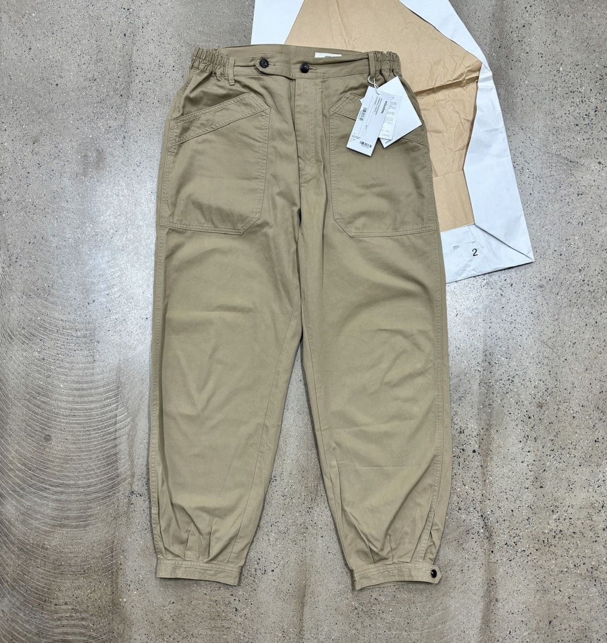 パンツ visvim 2025SS CARROL PANTS beige 3 visvim】CARROL PANTS - DOGDAYS / UNDERPASS STORE