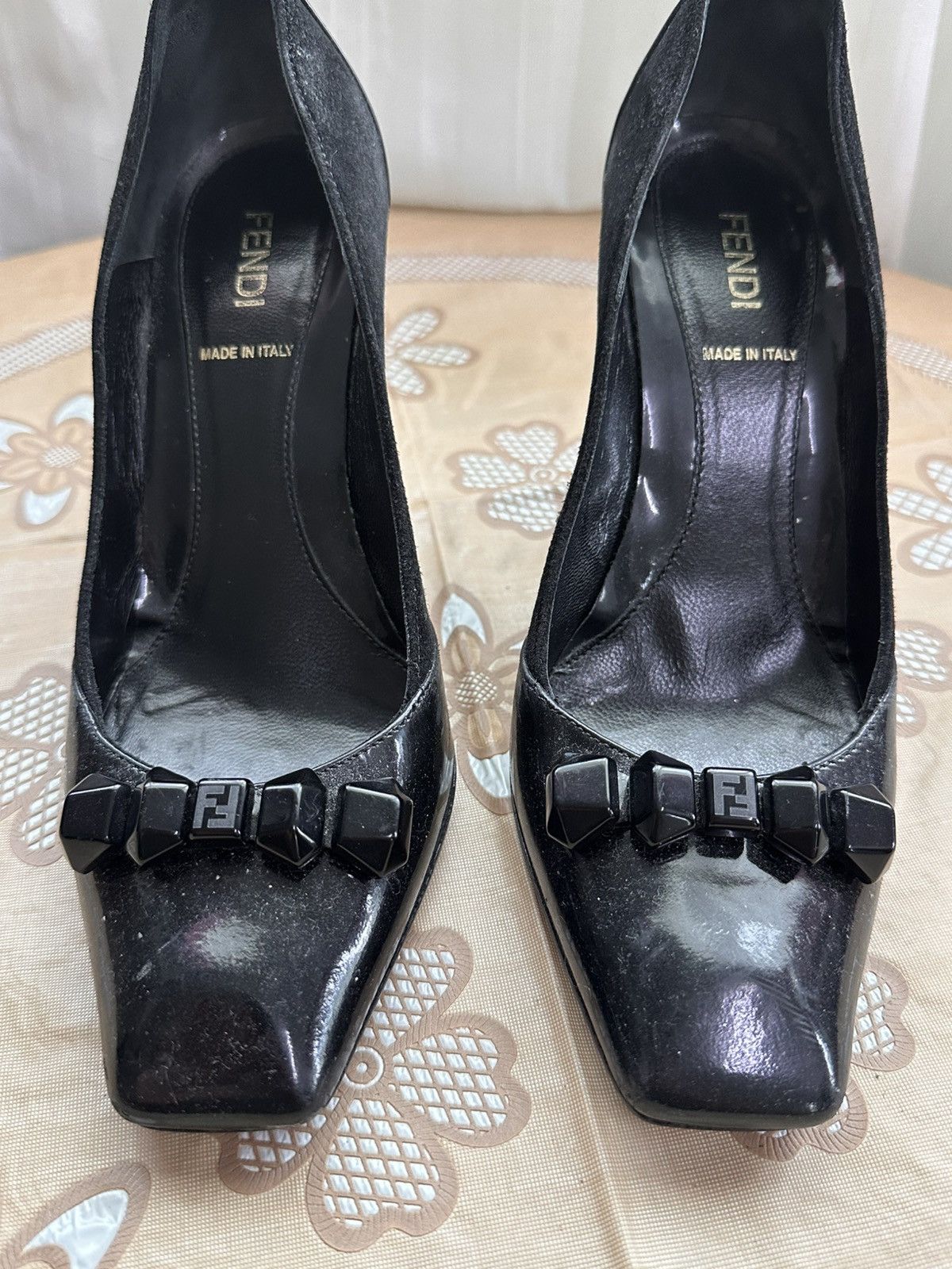 Fendi Fendi FF Logo Patent High Heels Size US 6.5 / IT 36.5 - 4 Thumbnail