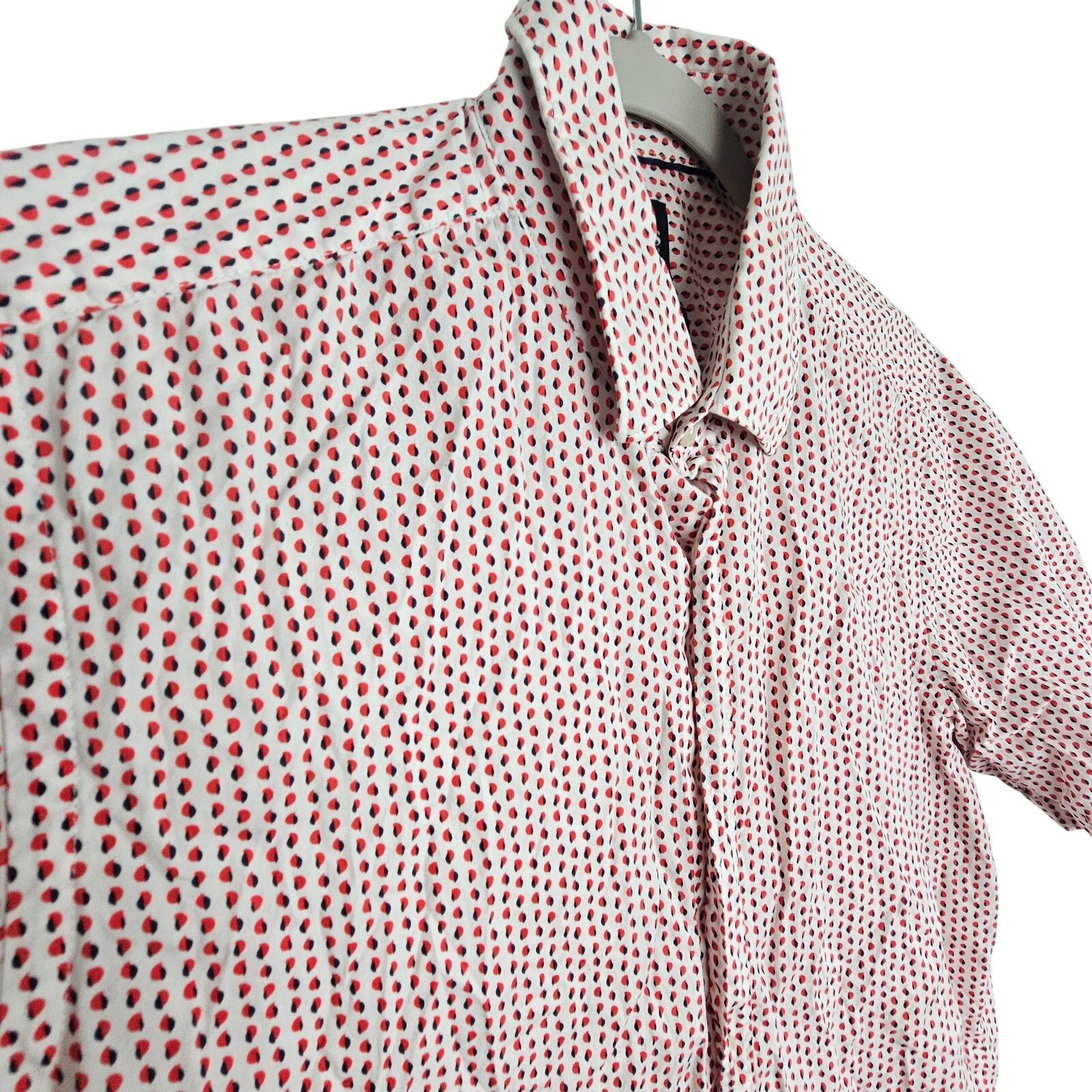 Hugo Boss Boss Hugo Boss Mens Geometric Print Shirt Size S Regular Fit Size US S / EU 44-46 / 1 - 5 Thumbnail
