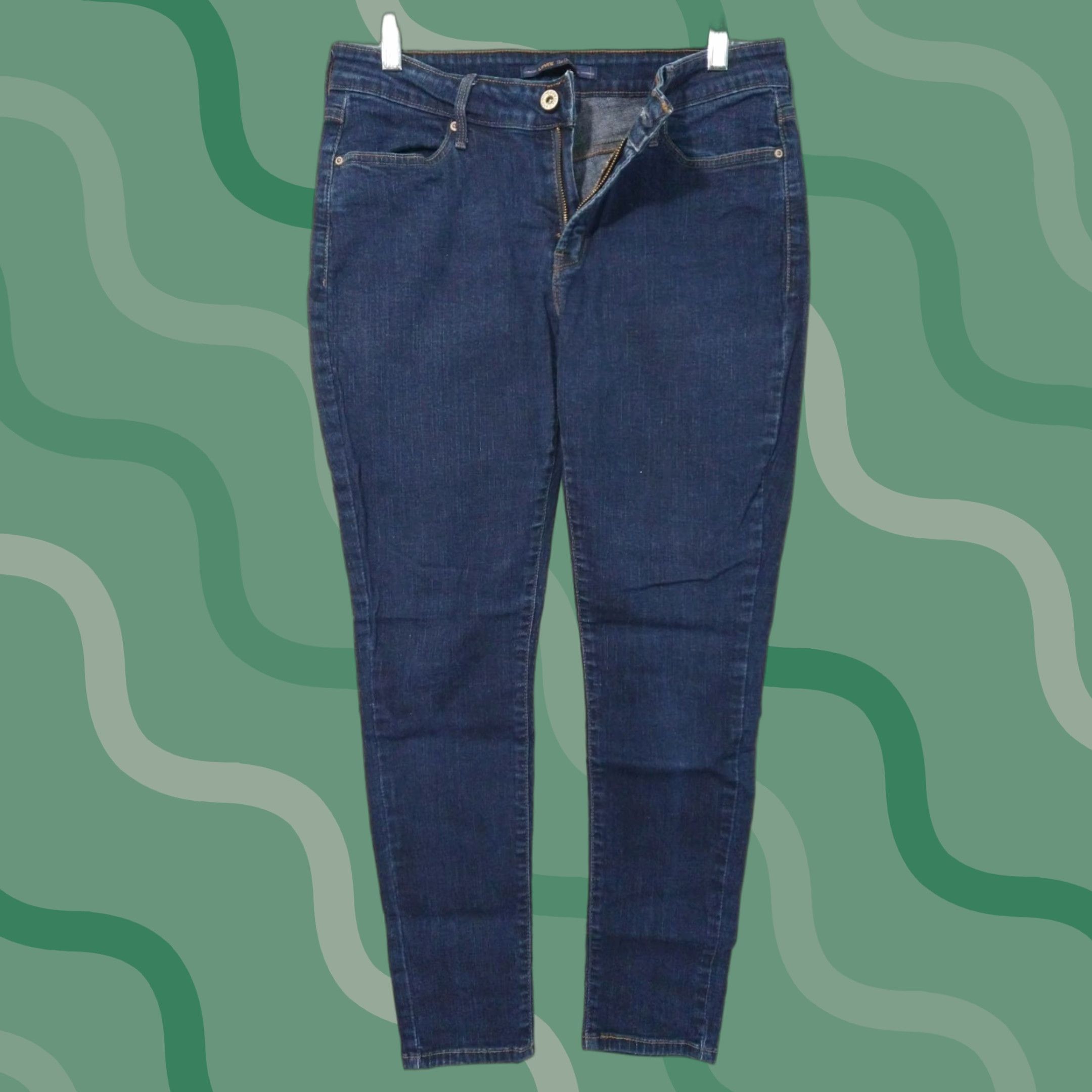 Levi's Levi's Jeans Women Size 12 Blue Denim Mid Rise Skinny Stretch Size 34" / US 12 / IT 48 - 1 Thumbnail