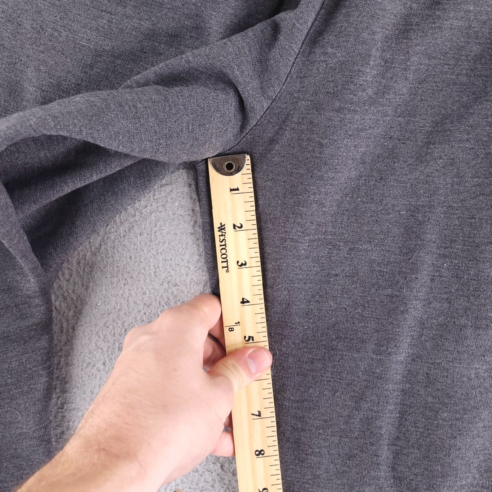 Champion Champion Sweatpants Mens Large Cotton Gray Relaxed Straight Size US 33 - 5 Thumbnail