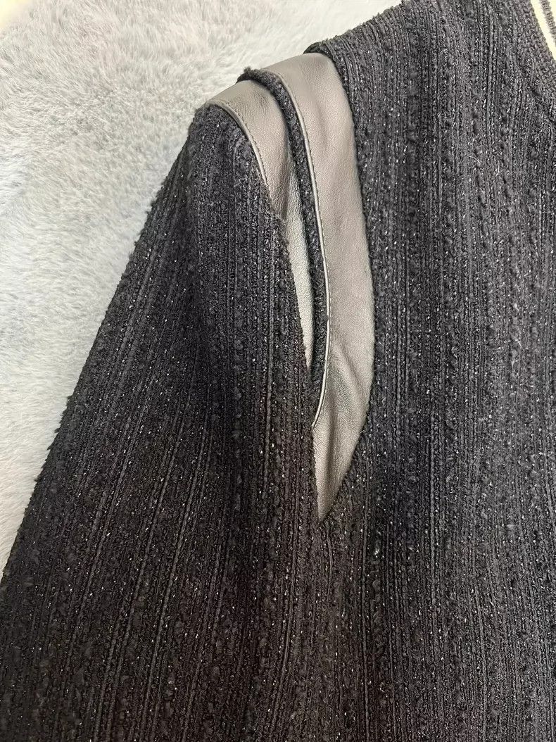 Saint Laurent Paris Saint Laurent Paris22 Autumn/Winter Striped tweed Teddy Ba Size US L / EU 52-54 / 3 - 4 Thumbnail