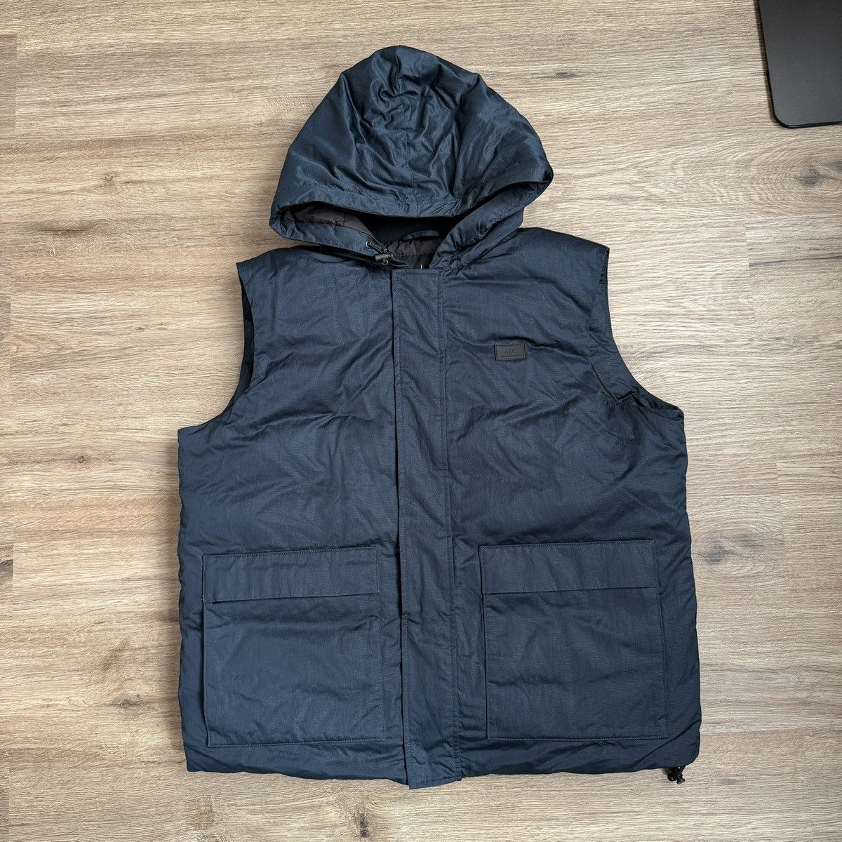 Armani Exchange Armani Exchange dark navy puffer vest down hood L Size US L / EU 52-54 / 3 - 1 Thumbnail