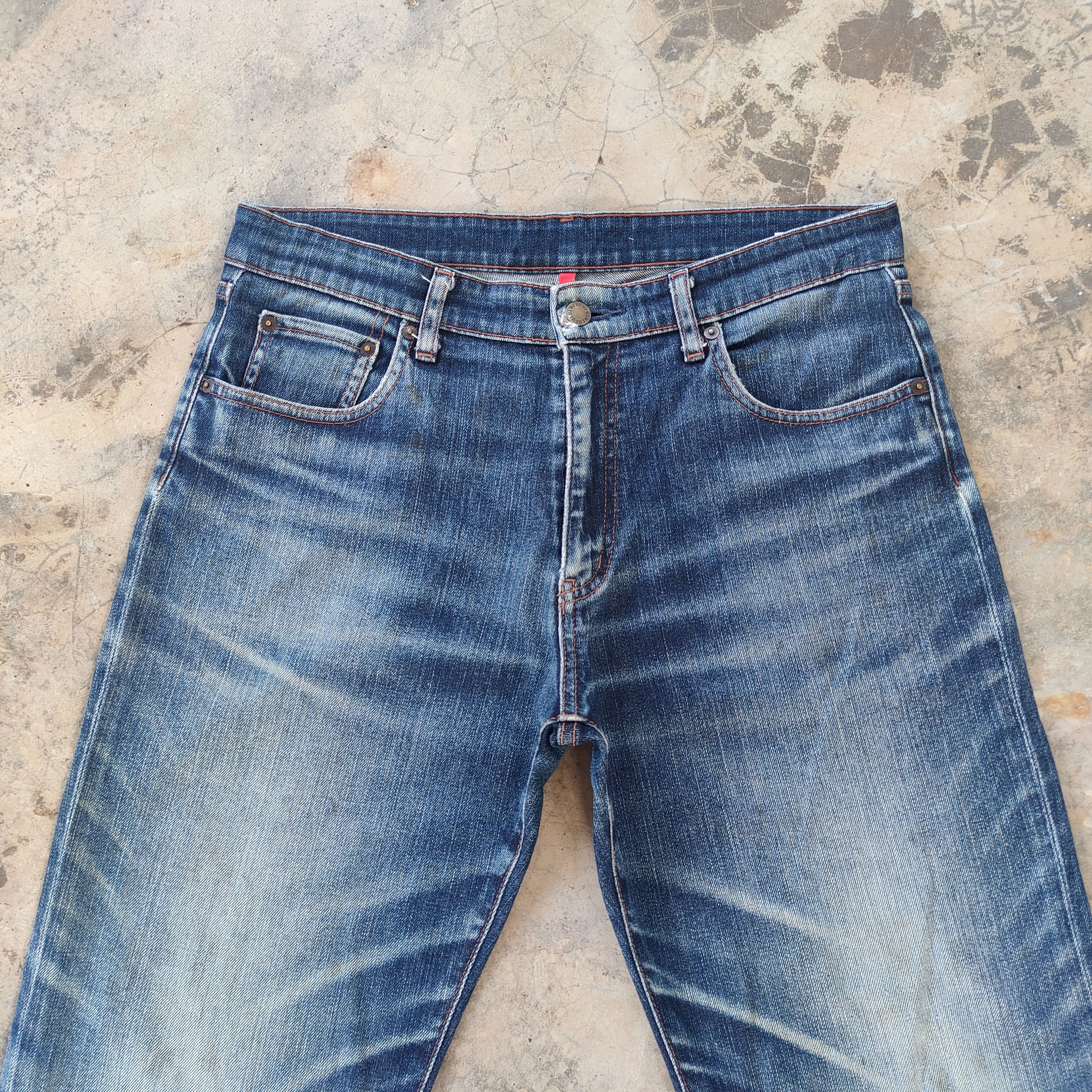 Japanese Brand W34 VINTAGE JAPANESE FADED DISTRESSED RIPPED JEANS PANTS Size US 34 / EU 50 - 3 Thumbnail