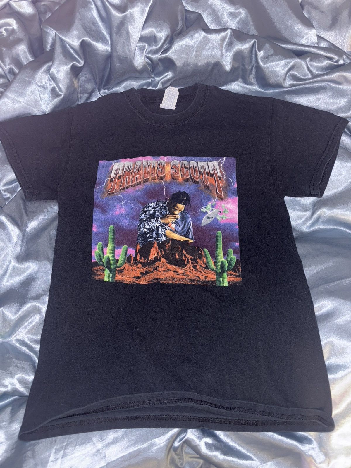 image of Travis Scott 2015 Tour in Black, Women's (Size Small)