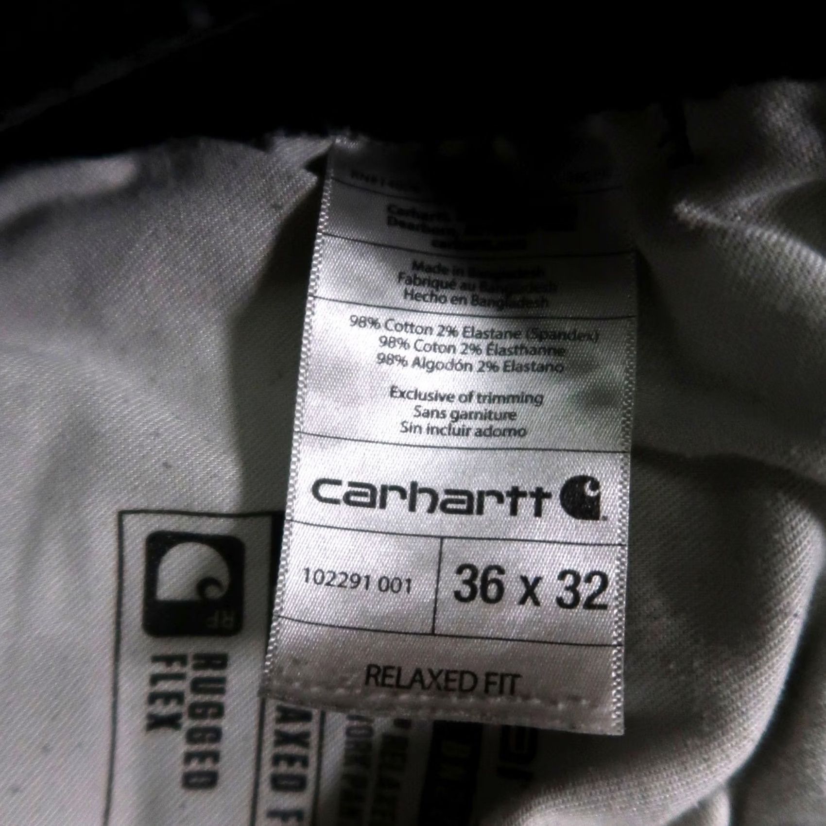 Carhartt Carhartt Relaxed Fit Carpenter Pants Mens 36x32 Beige Canvas 5-Pocket Straight Pants 90s Vintage Carry All Workwear Size US 36 / EU 52 - 7 Thumbnail