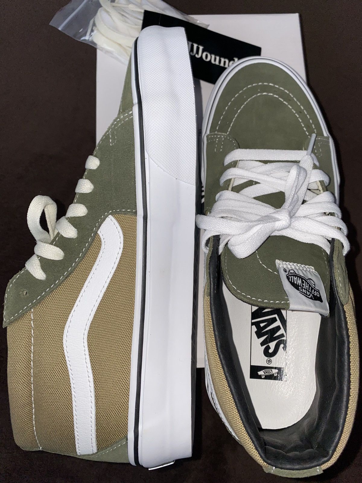JJJJound × Vans JJJJound x Vans Vault Sk8-Mid LX Green Size US 8 / EU 41 - 3 Thumbnail