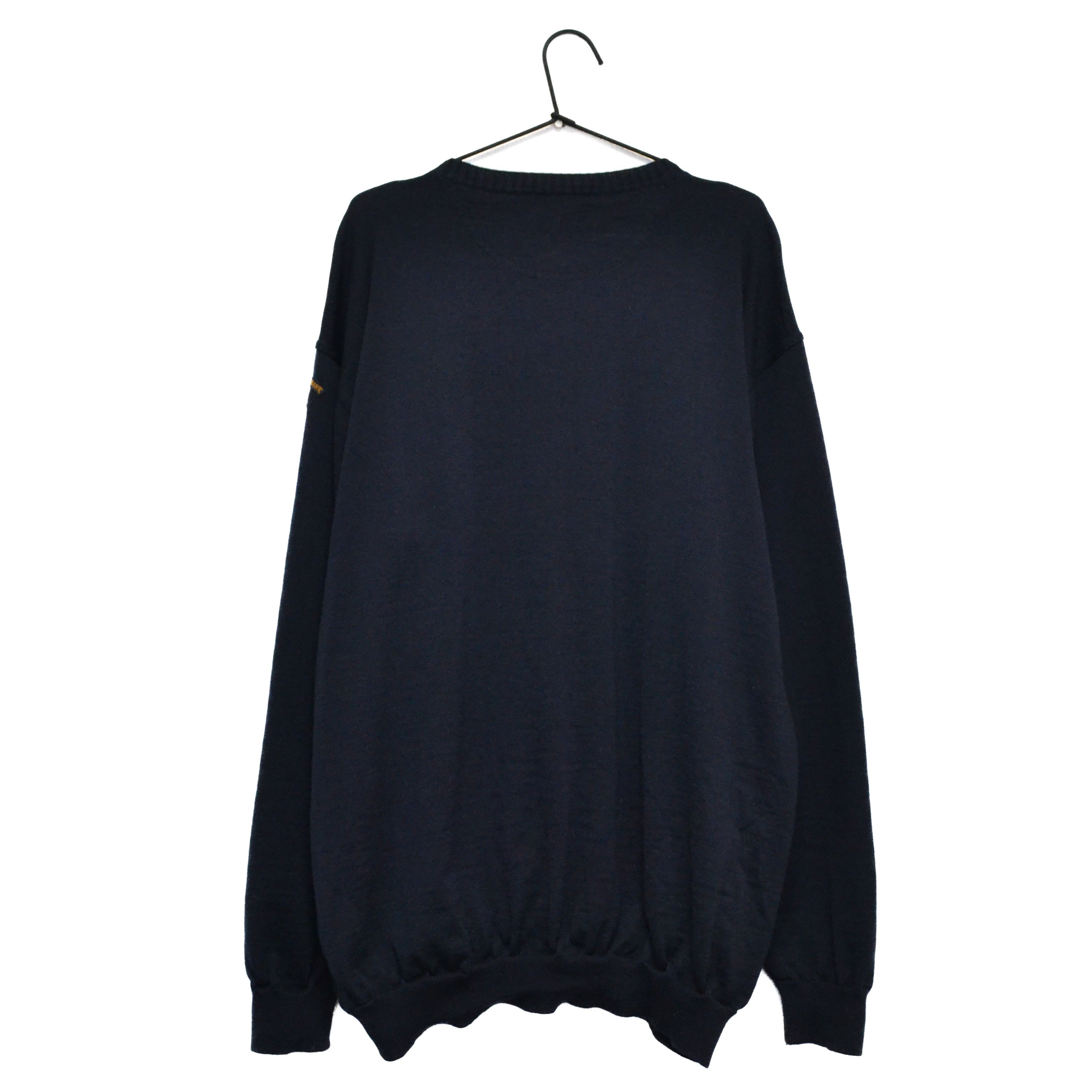 Paul & Shark Paul & Shark 100% Wool Men’s Dark Blue Sweater Size US XXL / EU 58 / 5 - 10 Thumbnail