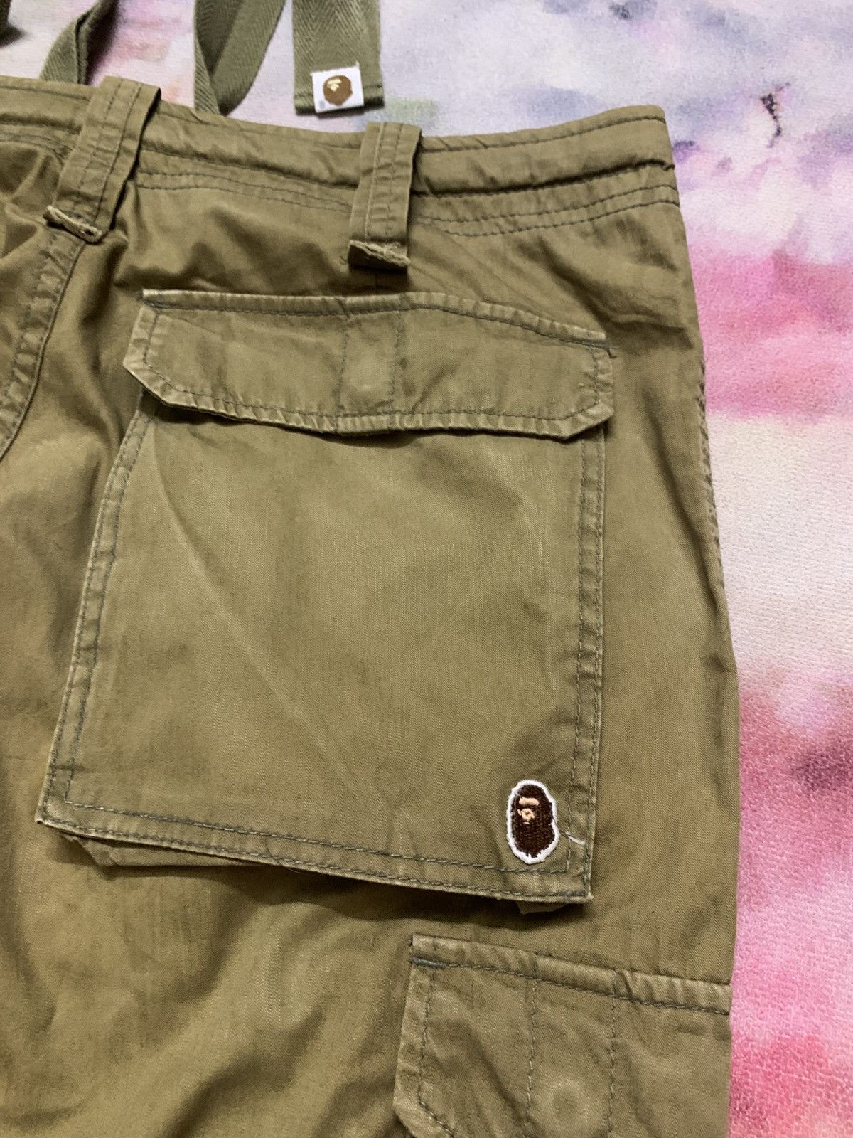 Bape Vintage Bape Cargo Military Pants Size US 32 / EU 48 - 4 Thumbnail