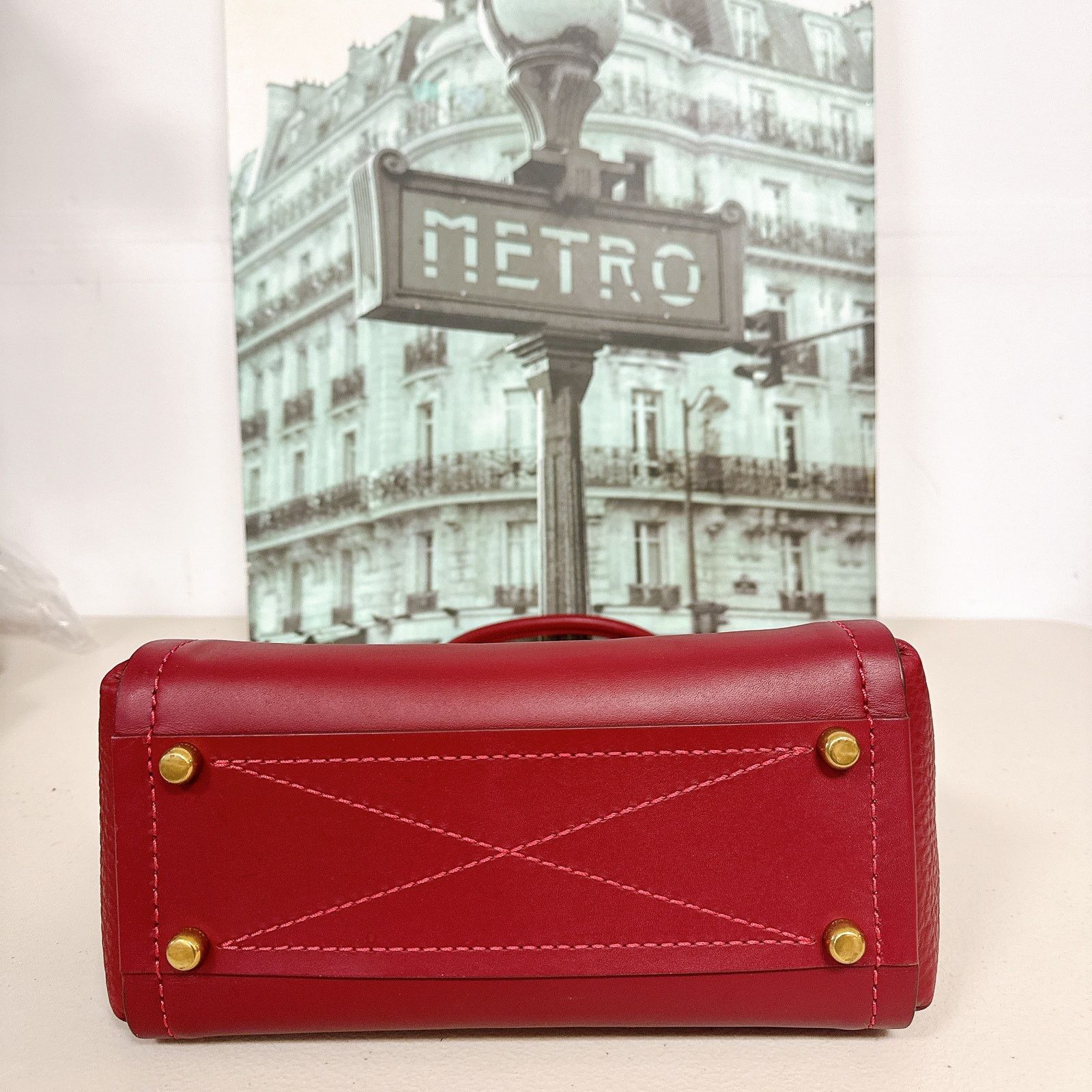 Coach Coach 79468 Troupe Tote IN Deep Red Size ONE SIZE - 4 Thumbnail