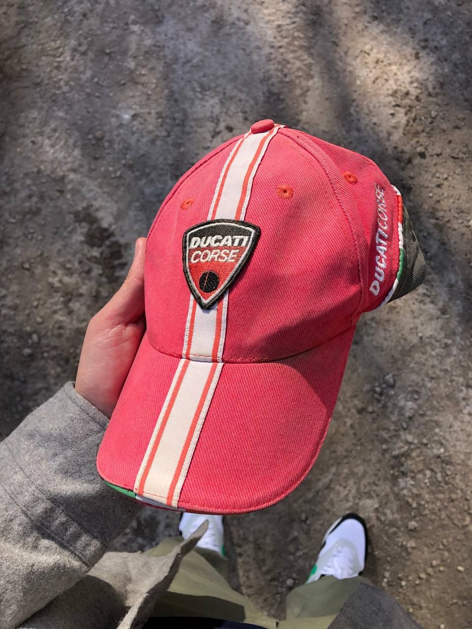 Ducati × Vintage VERY RARE DUCATI CORSE MOTORCYCLE CAP RACING BIKE RETRO 90s Size ONE SIZE - 2 Thumbnail