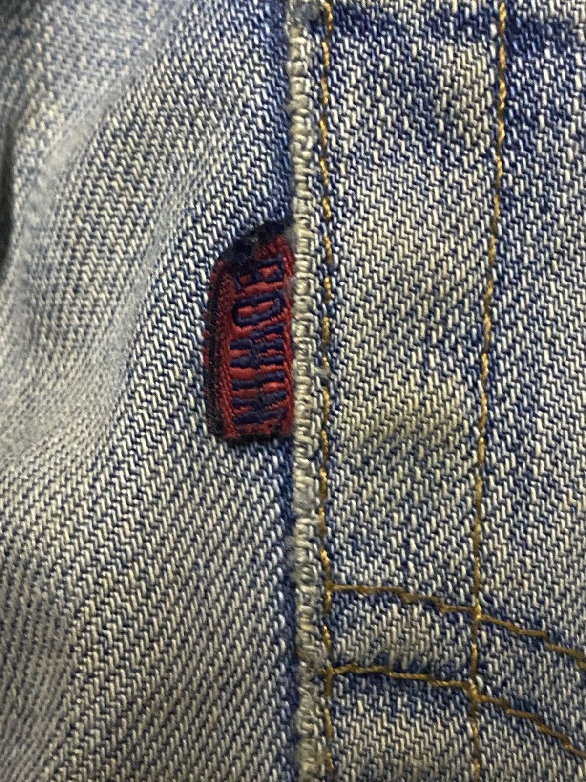 Edwin Vintage Edwin 503z Crazy Mud wash Distressed Baggy Jeans Size US 31 - 11 Thumbnail