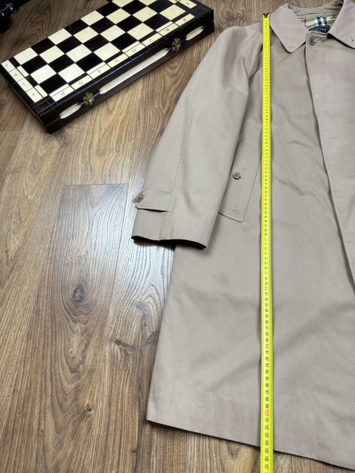 Burberry Wool trench coat Burberry Nova Check original luxury item Size US L / EU 52-54 / 3 - 7 Thumbnail