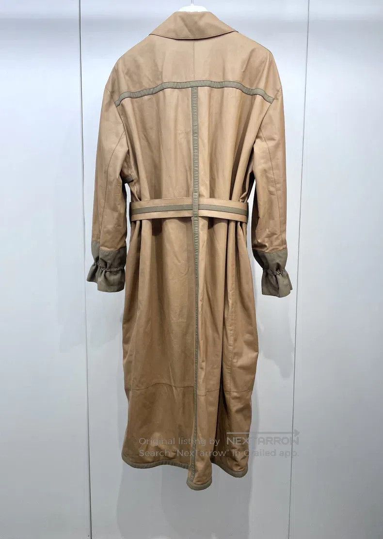 Hermes Hermes Exclusive leather patchwork belt jacket coat Size XS / US 0-2 / IT 36-38 - 2 Thumbnail