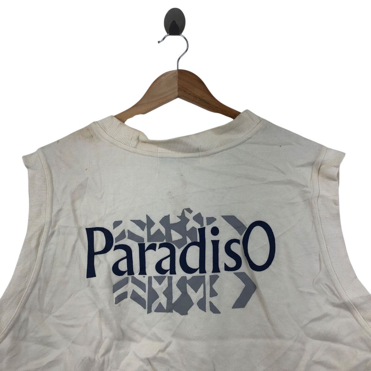 Vintage PARADISO Made In JAPAN Sleeveless Sweatshirt Size US XL / EU 56 / 4 - 7 Thumbnail