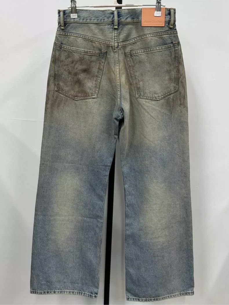 Acne Studios acne studios Mud-dyed torn pure cotton jeans 2504-Nextarro Size US 27 - 2 Thumbnail