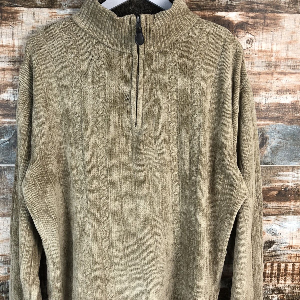 Homespun Knitwear × Japanese Brand Vintage Club Brown Knitwear #A1778 Size US L / EU 52-54 / 3 - 5 Thumbnail