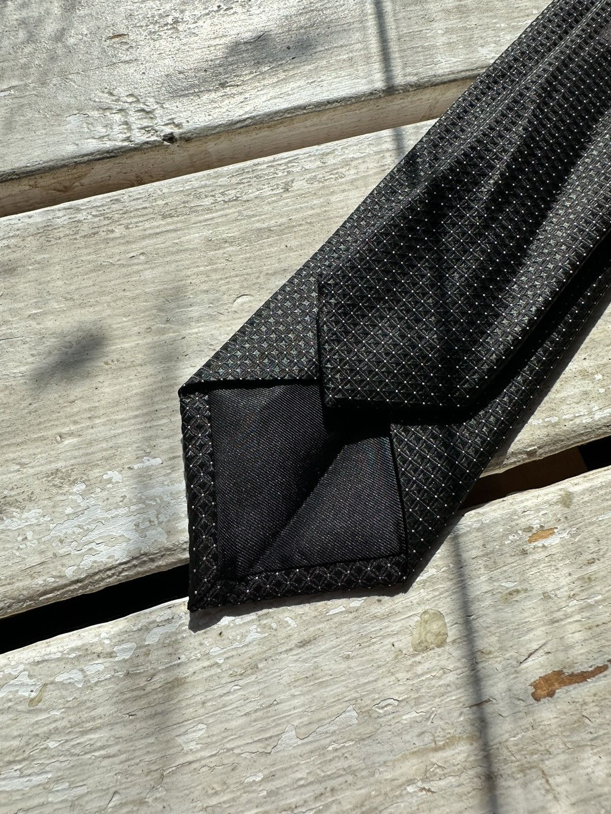 Designer × Hugo Boss 🚨RARE Hugo Boss Tie old money style Blue luxury monogram Size ONE SIZE - 2 Thumbnail