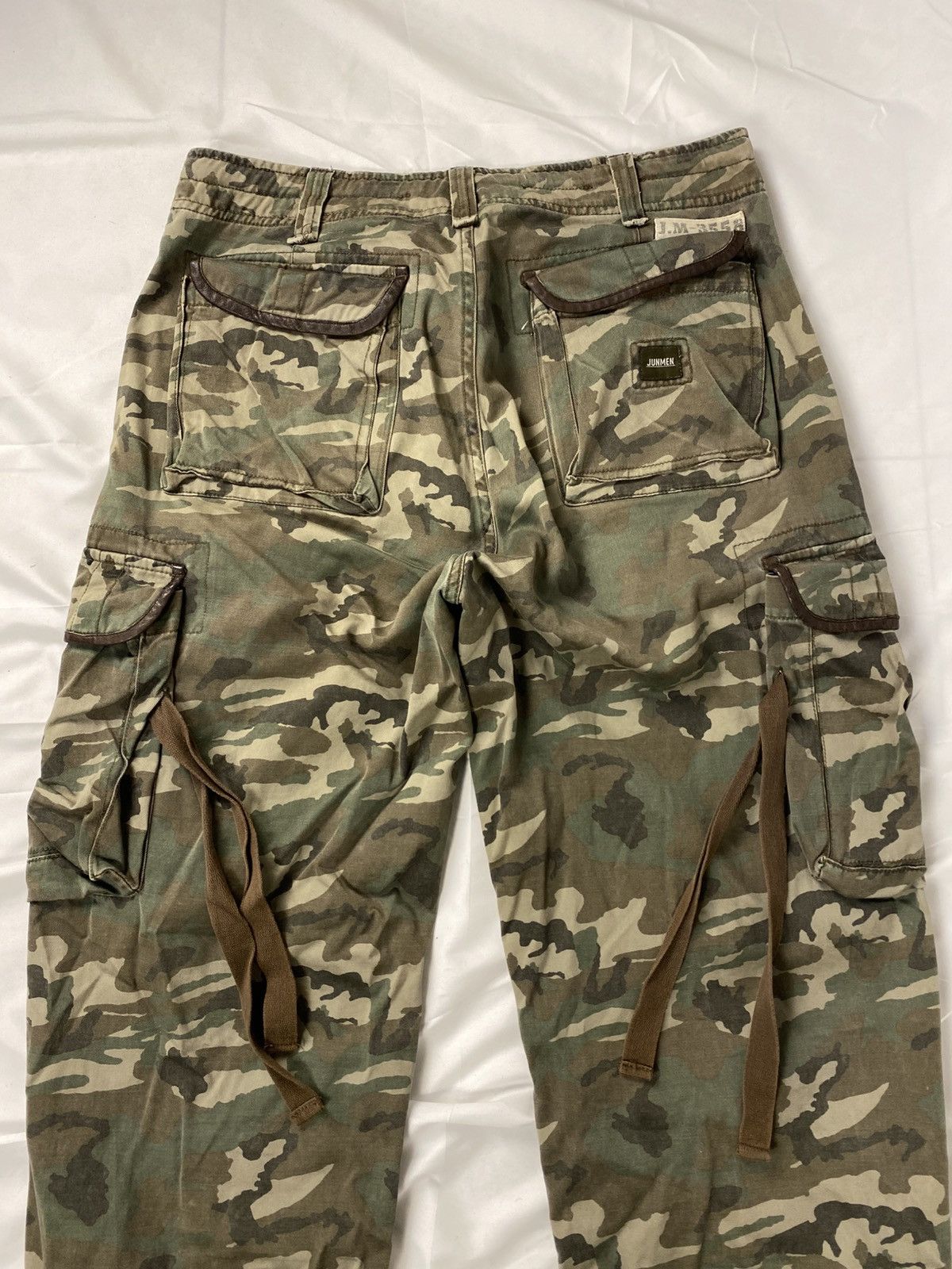 Jun Takahashi 2000 Jun Men Cargo Camo Studded Multipocket Bondage Size US 33 - 14 Thumbnail