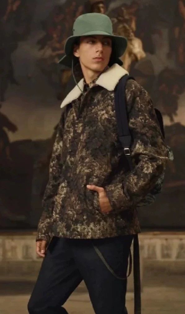 Louis Vuitton LOUIS VUITTON Camo Patchwork Tapestry Denim Jacket Size US L / EU 52-54 / 3 - 4 Thumbnail
