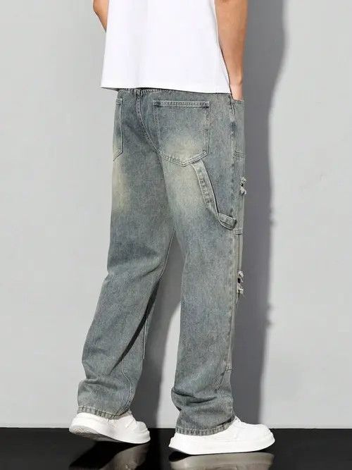 Japanese Brand Mayuzumi x Shia Casual Fit Cargo Distressed jeans Size US 32 / EU 48 - 2 Thumbnail