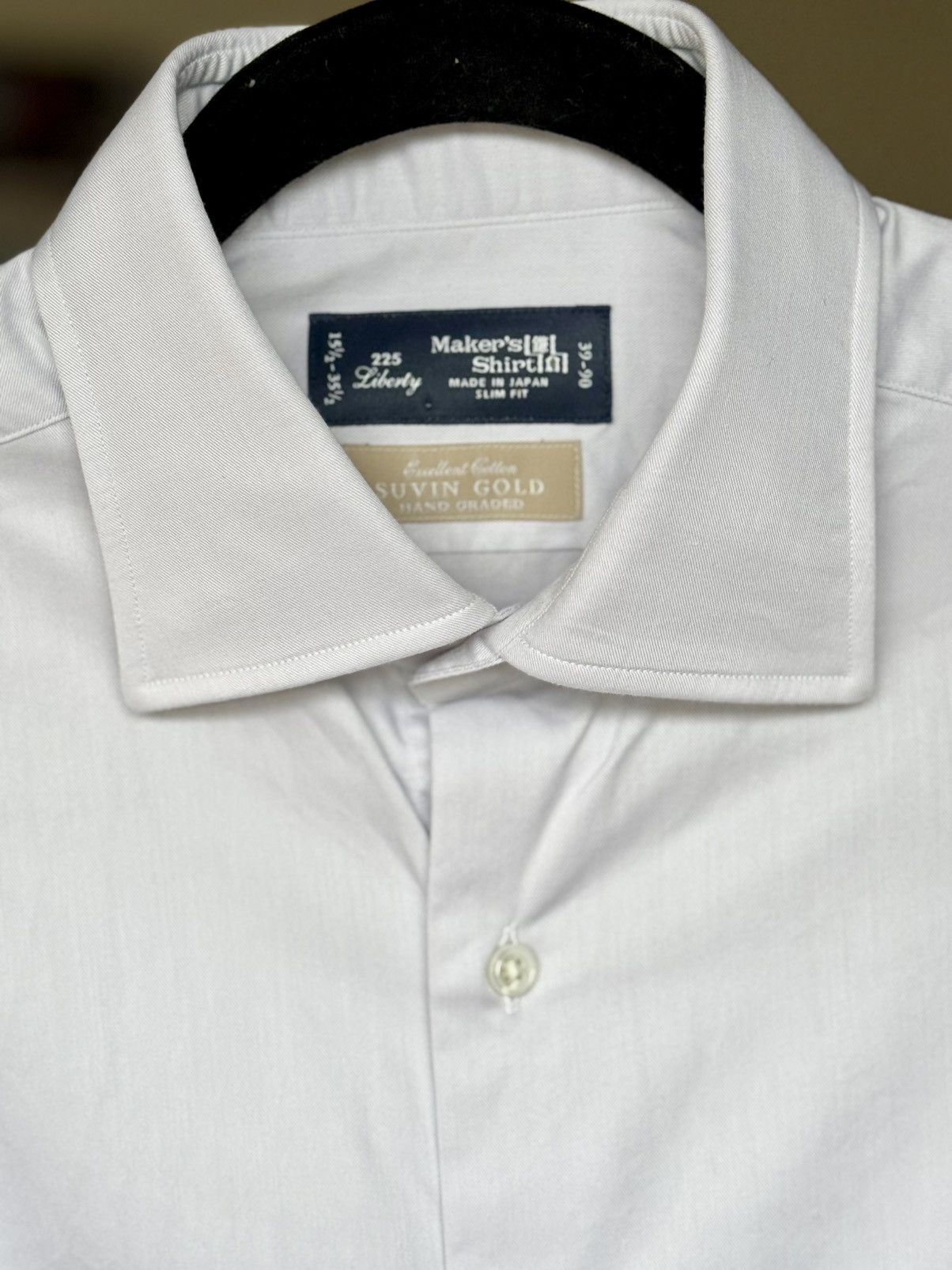Kamakura Kamakura 15.5 Suvin Gold Dress Shirt Size 40L - 1 Thumbnail