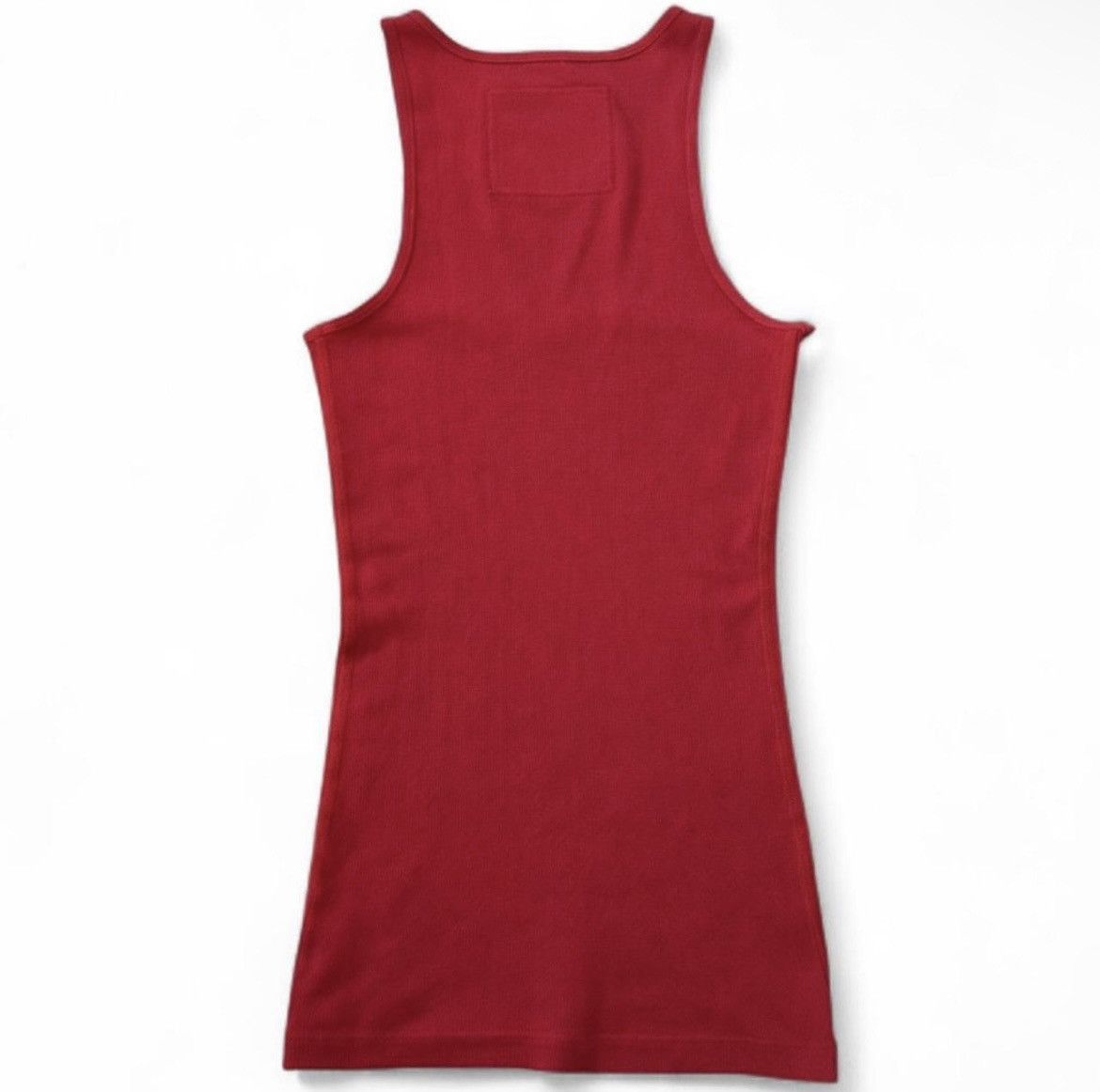 Abercrombie & Fitch Vintage Abercrombie & Fitch Red Ribbed Tank Top Size S / US 4 / IT 40 - 2 Thumbnail