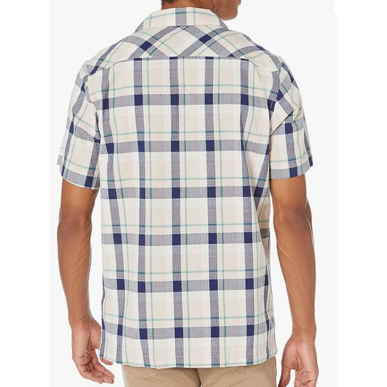Lacoste Lacoste Men's Short Sleeve Plaid Relaxed Fit Woven Shirt S Size US S / EU 44-46 / 1 - 3 Thumbnail