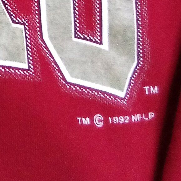 Logo 7 × NFL × Vintage Vintage Logo 7 San Francisco 49ers Hoodie Sweatshirt Size US L / EU 52-54 / 3 - 7 Thumbnail
