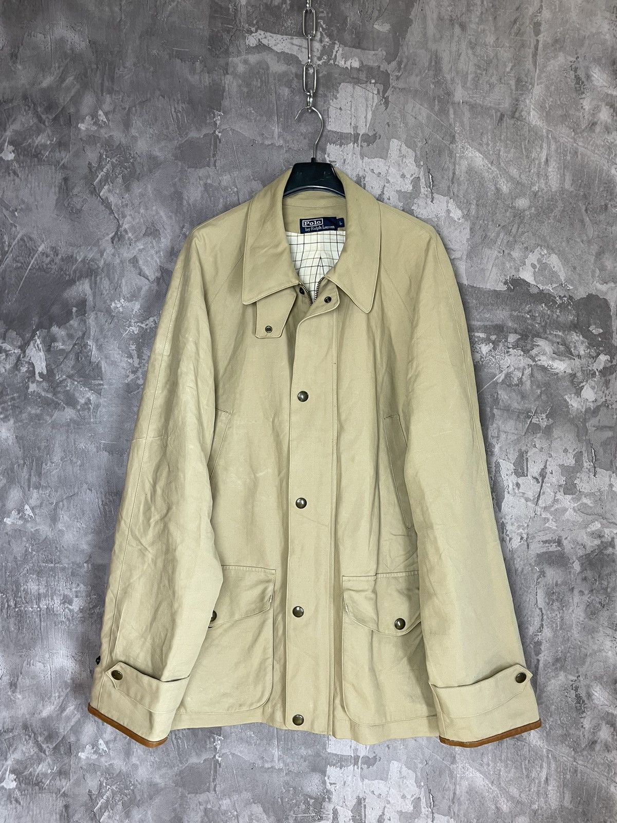 Ralph Lauren Polo Ralph Lauren Classic Luxury Zip Beige Jacket Size US L / EU 52-54 / 3 - 1 Thumbnail