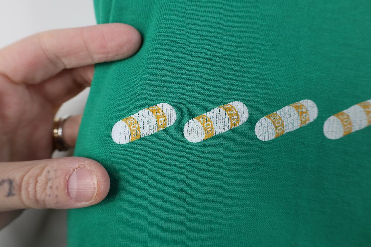 Vintage Vintage 90s Spell Out Celebrex Capsules Double Sided T-Shirt Size US XL / EU 56 / 4 - 13 Thumbnail