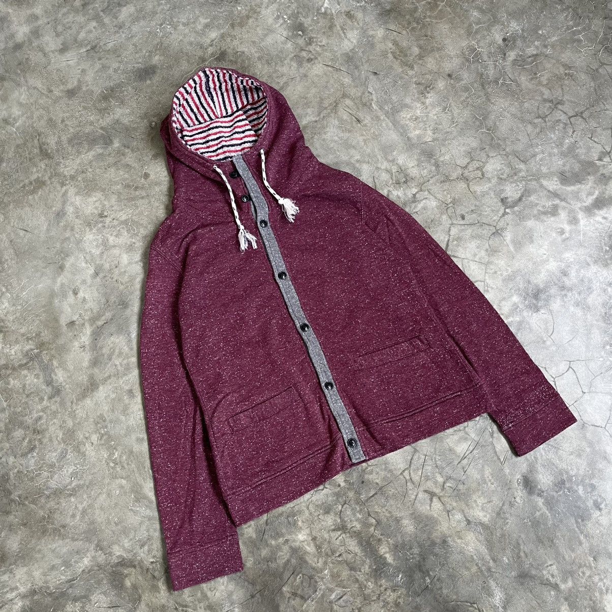 HIDEAWAYS 2000s Hideaways by Nicole Knit Button Hoodie Size US M / EU 48-50 / 2 - 3 Thumbnail