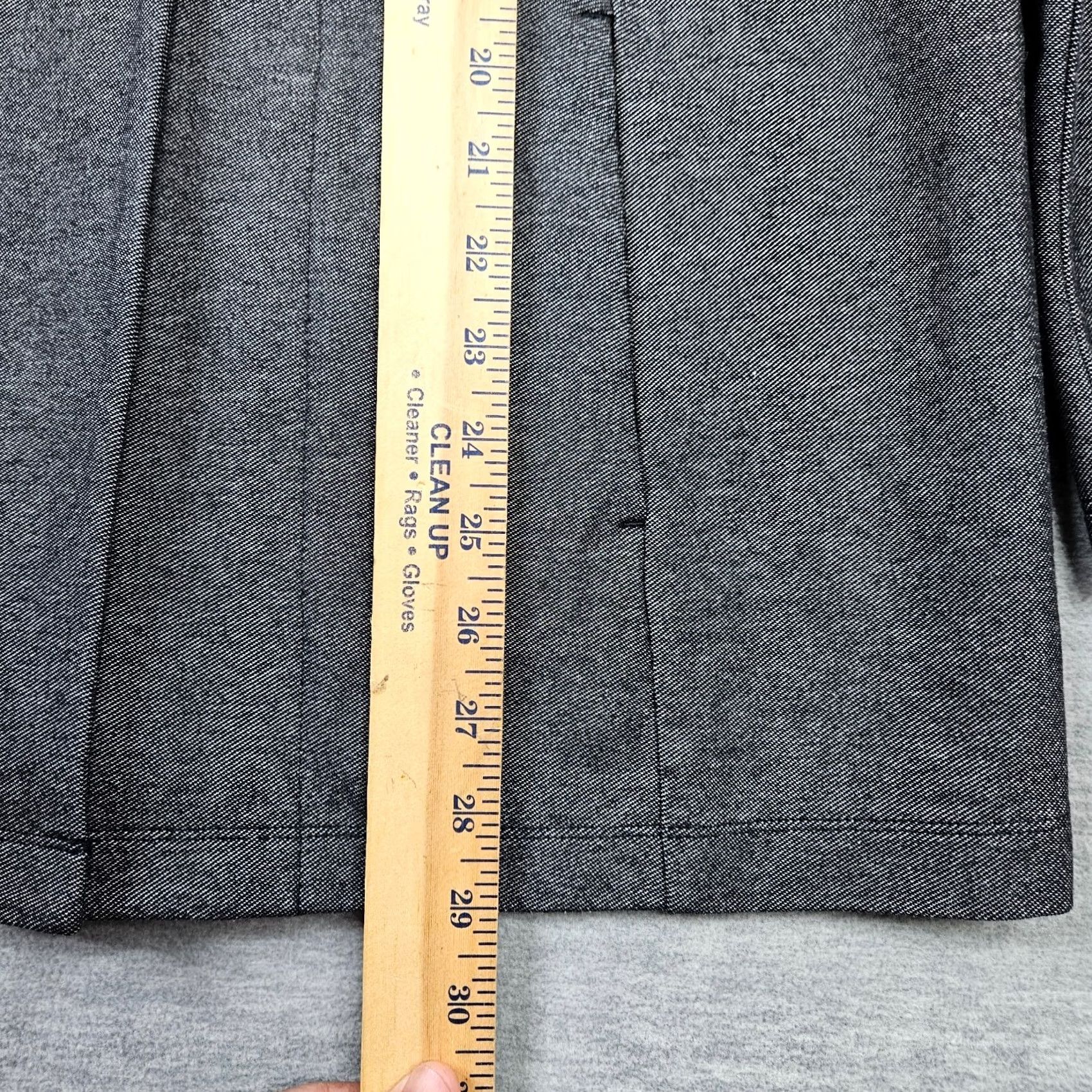 J. Jill J.JILL Wearever Collection Jacket Women Gray Knit One-button Size M Regular Sleeve Long Solid Lightweight Casual Travel Autumn Spring Winter Size M / US 6-8 / IT 42-44 - 7 Thumbnail