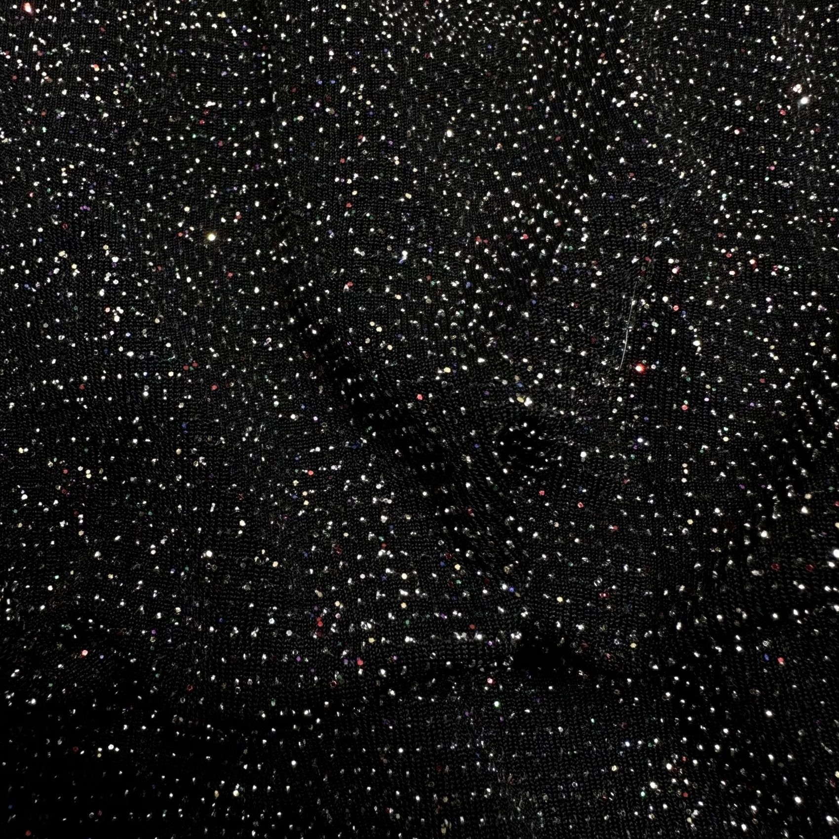 ASTR The Label ASTR The Label Gray Sparkle Mini Dress Long Sleeve Cocktail Stretch XS NWT Women Size XS / US 0-2 / IT 36-38 - 7 Thumbnail